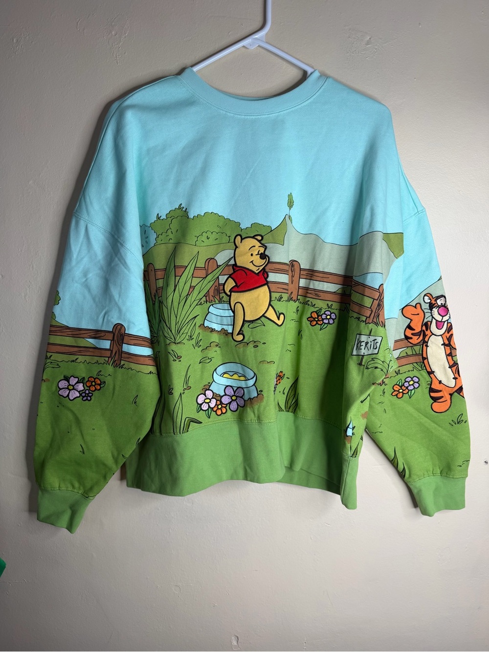 Disney Winnie the Pooh embroidered boxy sweater